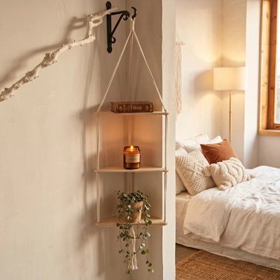Etagere angle murale