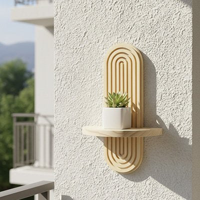 Etagere murale bois