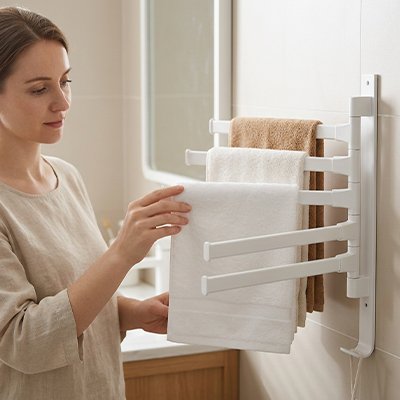 Porte serviette salle de bain